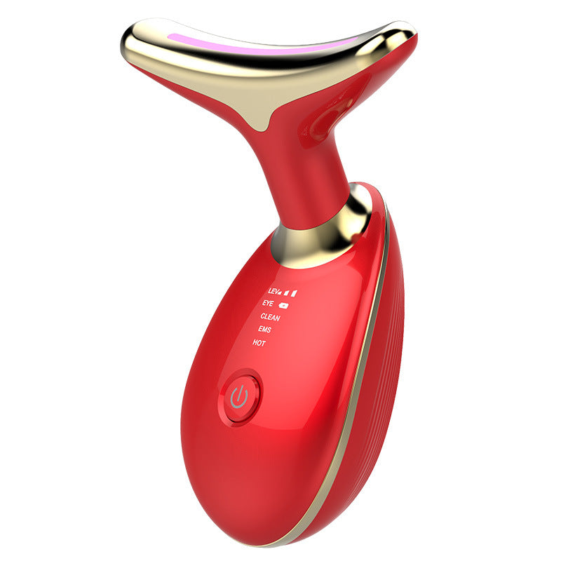 EMS Thermal Neck Lifting And Tighten Massager Electric Microcurrent