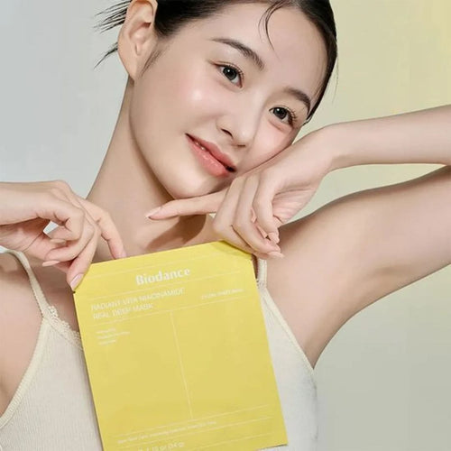 (4 PCS) Biodance Radiant Vita Niacinamide Real Deep Mask