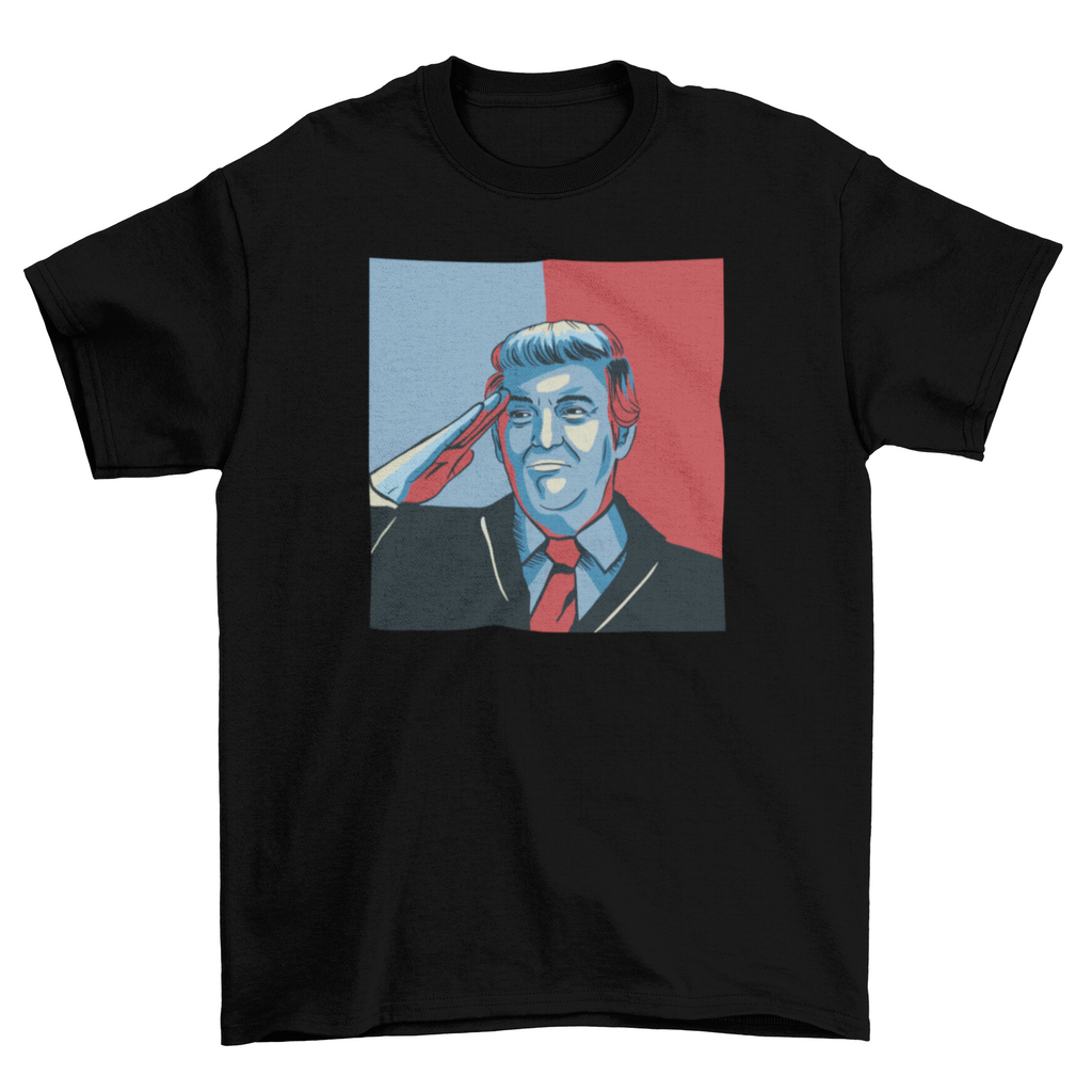 Donald Trump salute t-shirt