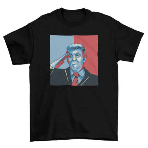 Donald Trump salute t-shirt