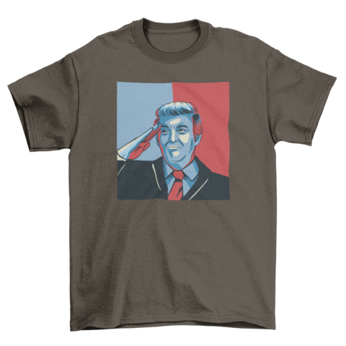 Donald Trump salute t-shirt