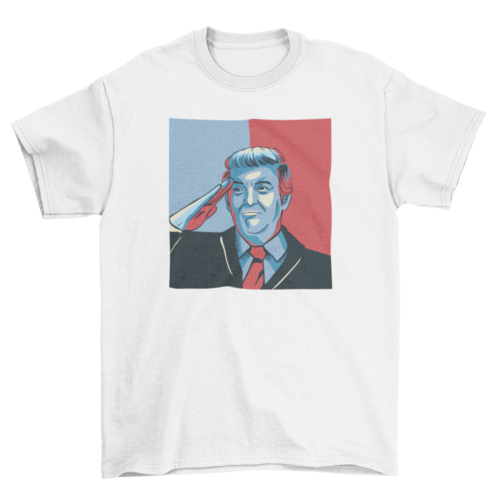 Donald Trump salute t-shirt