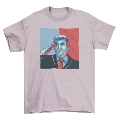 Donald Trump salute t-shirt